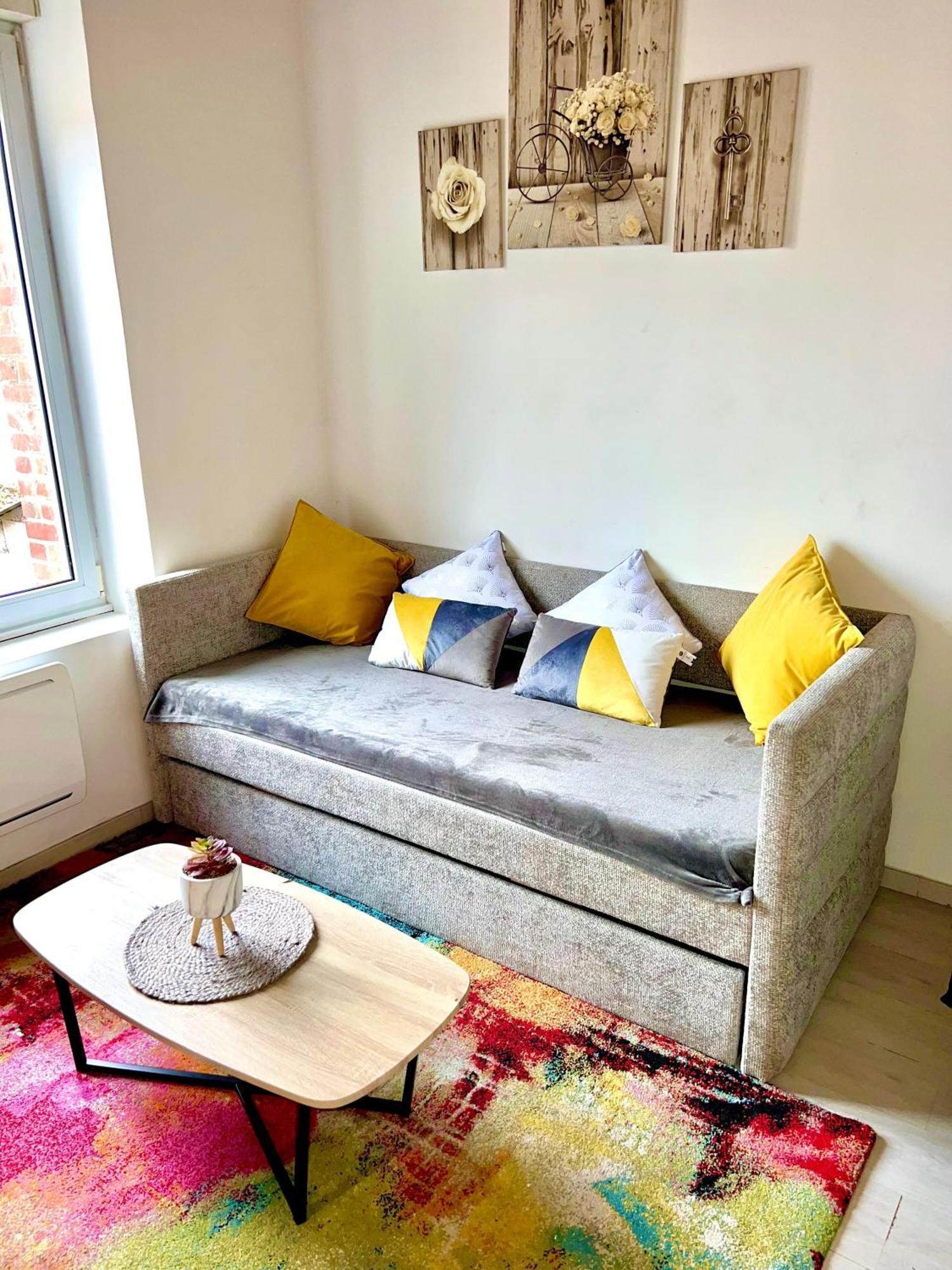 Spacieux T2 - Proche Centre - Confort Et Serenite Сен-Кантен Экстерьер фото